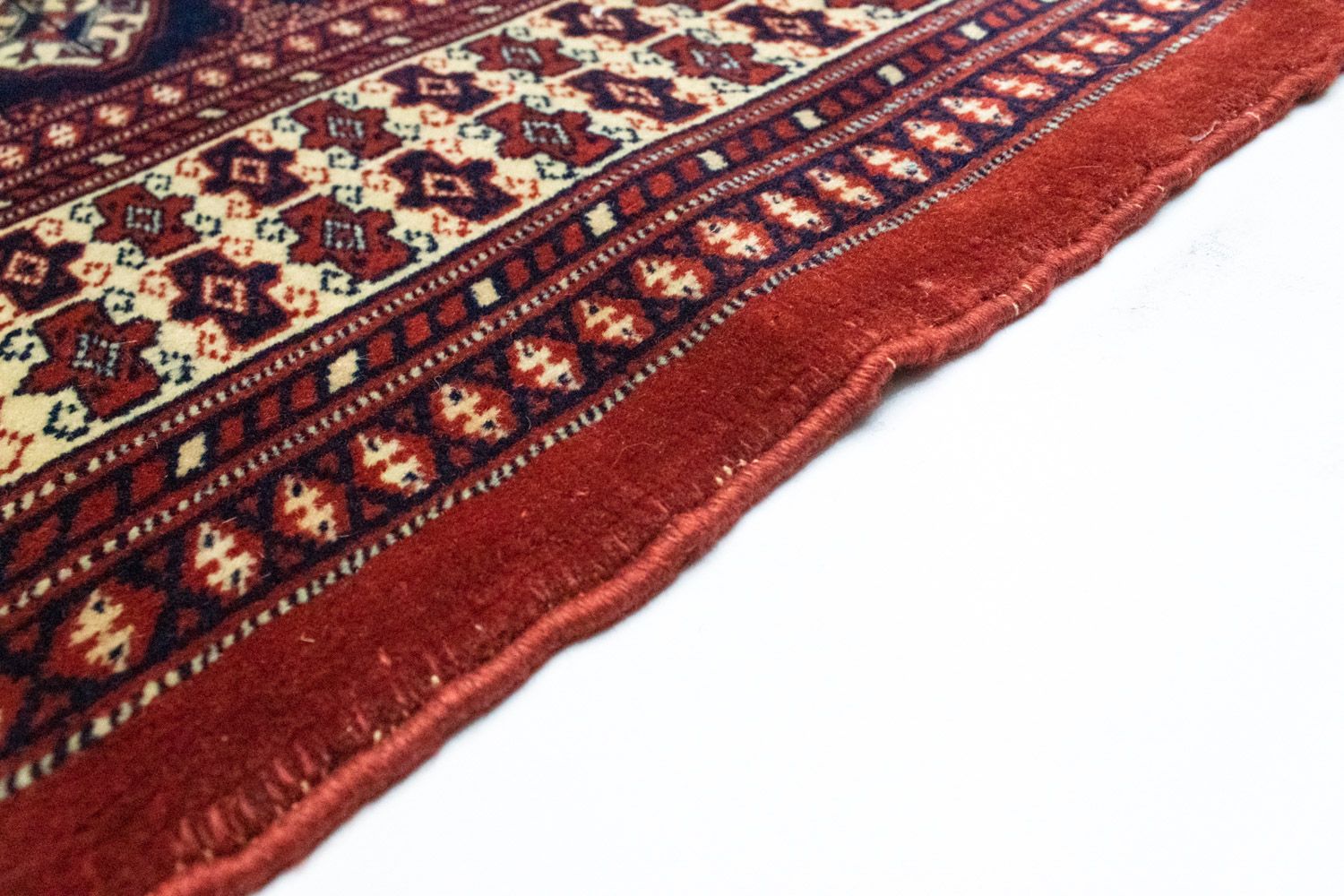 Alfombra Turkaman - 186 x 139 cm - rojo