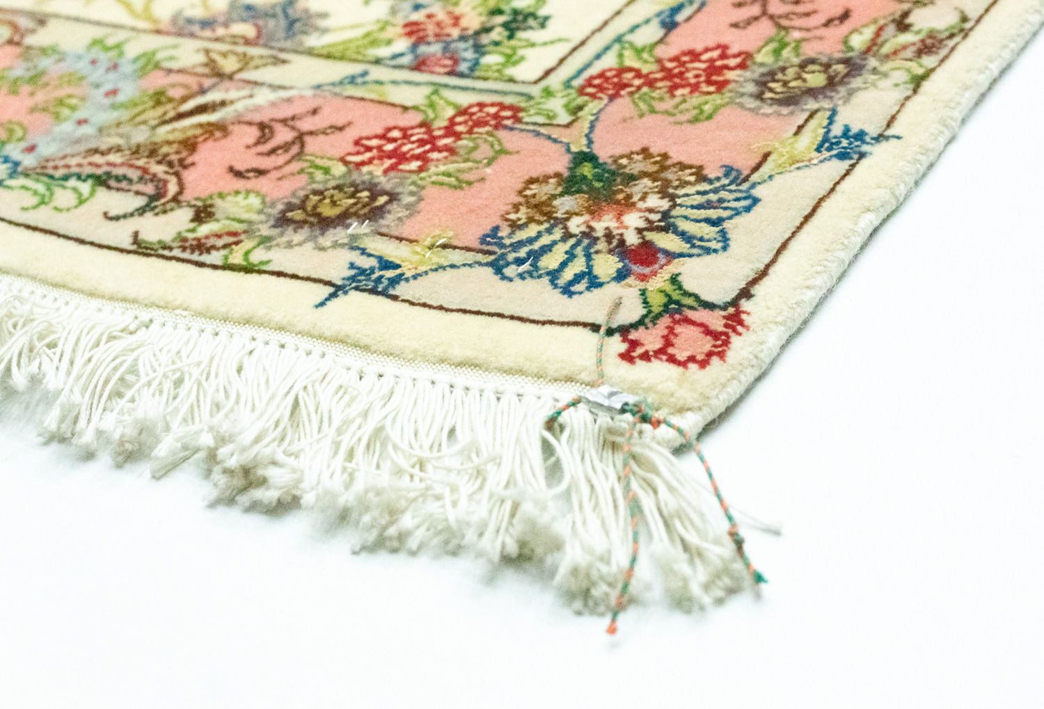 Alfombra de pasillo Alfombra Persa - Tabriz - Real - 317 x 78 cm - beige