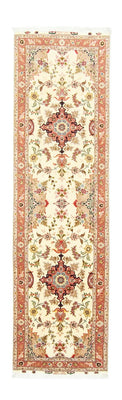 Alfombra de pasillo Alfombra Persa - Tabriz - Real - 313 x 84 cm - beige