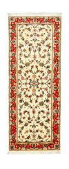 Tabriz - 50 Raj Alfombra 80x210cm - Alfombra persa - Alfombra de pasillo / Beige / 80 x 210 cm Alfombra de pasillo