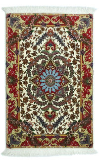 Alfombra persa - Tabriz - 97 x 63 cm - beige