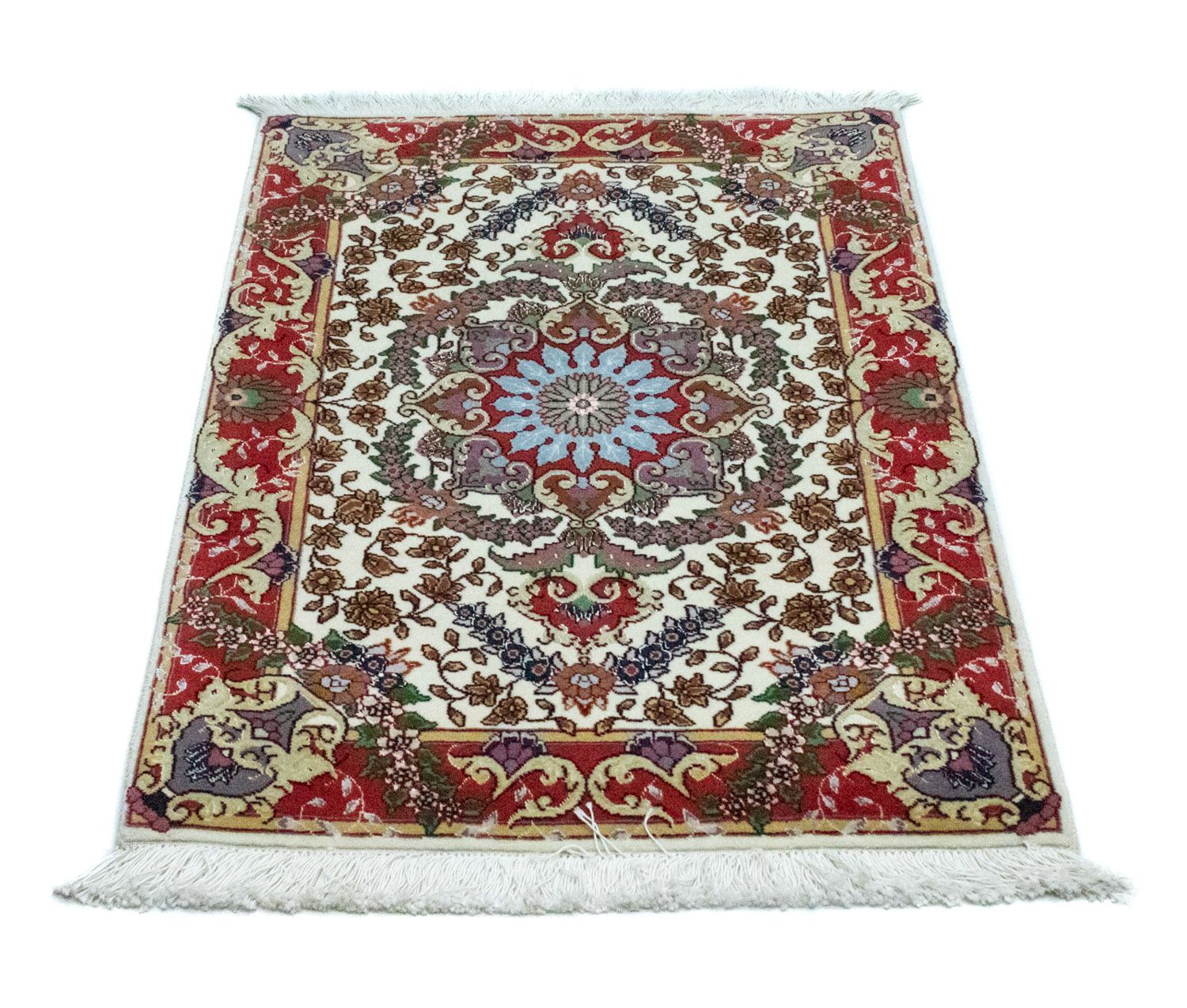 Alfombra persa - Tabriz - 97 x 63 cm - beige