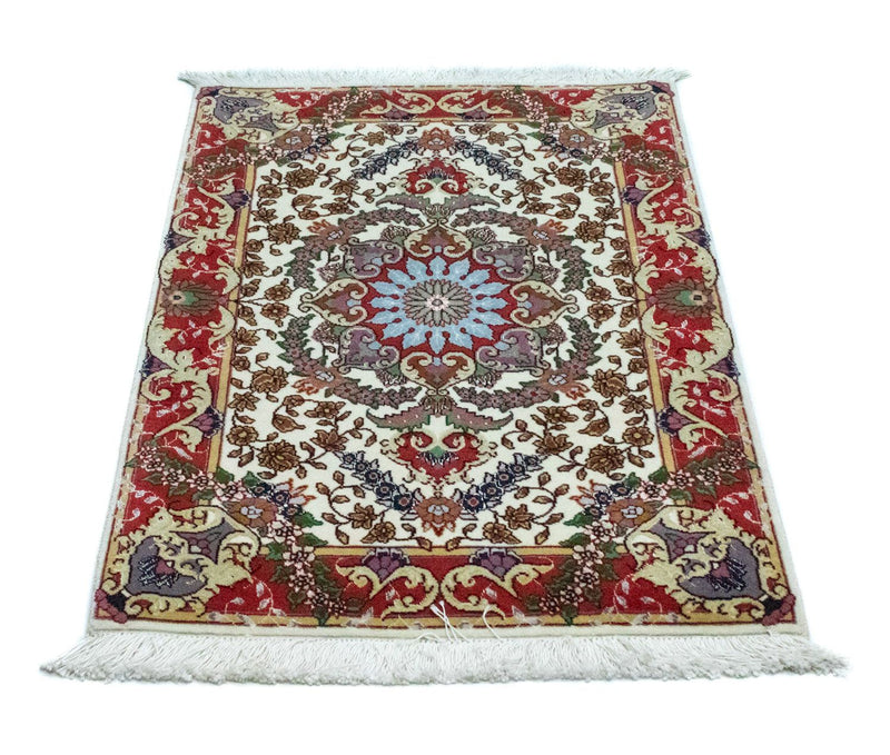 Alfombra persa - Tabriz - 97 x 63 cm - beige