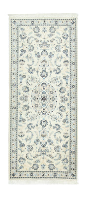 Alfombra de pasillo Alfombra persa - Nain - 194 x 79 cm - blanco natural