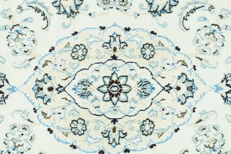 Alfombra de pasillo Alfombra persa - Nain - 194 x 79 cm - blanco natural