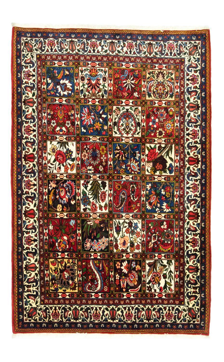 Alfombra persa - Nómada - 215 x 145 cm - rojo