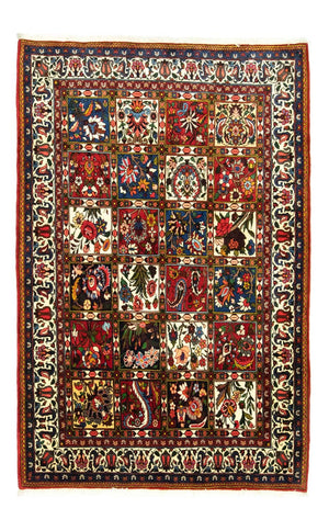 Alfombra persa - Nómada - 215 x 145 cm - rojo