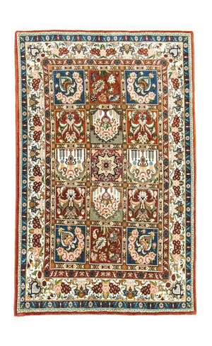Alfombra persa - Bidjar - 205 x 139 cm - rojo