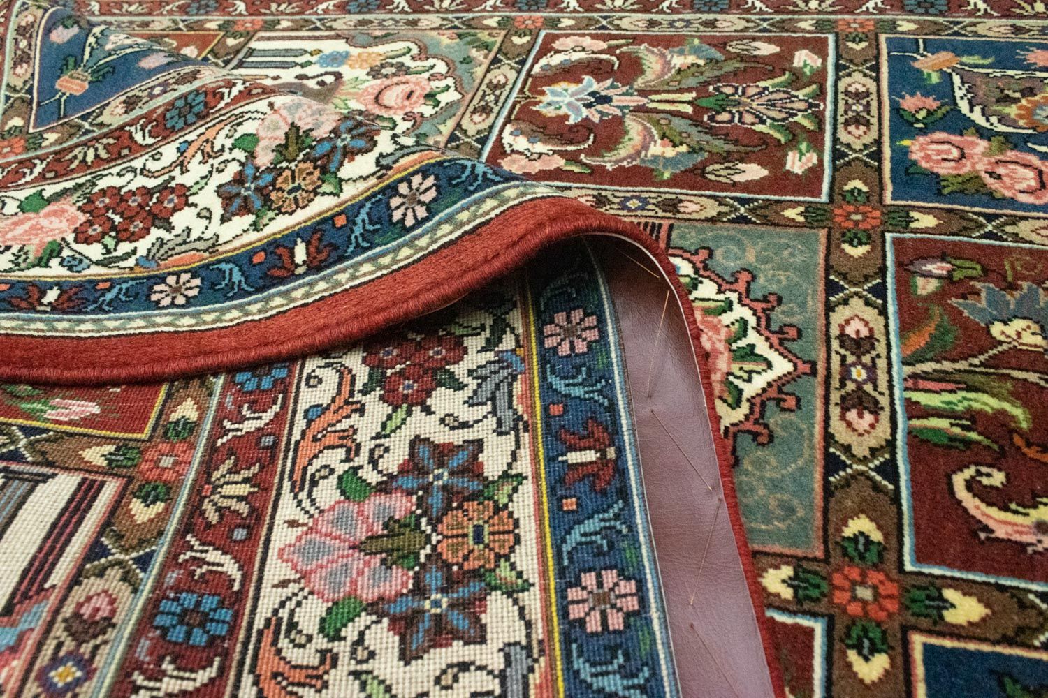 Alfombra persa - Bidjar - 205 x 139 cm - rojo
