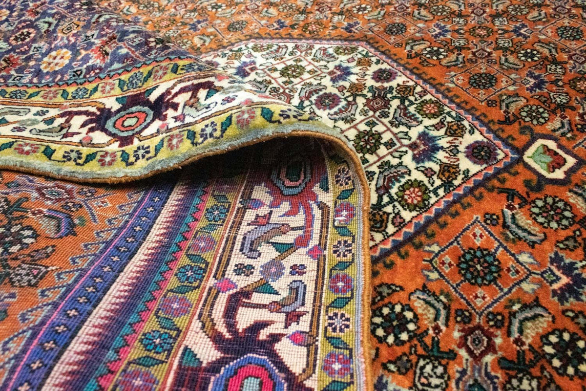 Alfombra persa - Bidjar - 220 x 134 cm - óxido