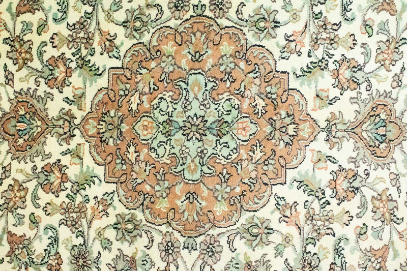 Alfombra de seda - Seda de Cachemira - 183 x 129 cm - beige