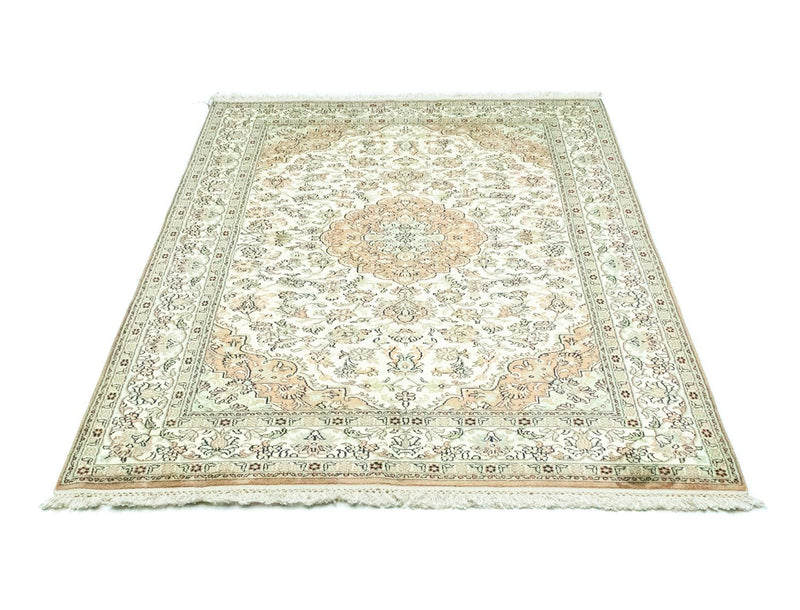 Alfombra de seda - Seda de Cachemira - 183 x 129 cm - beige