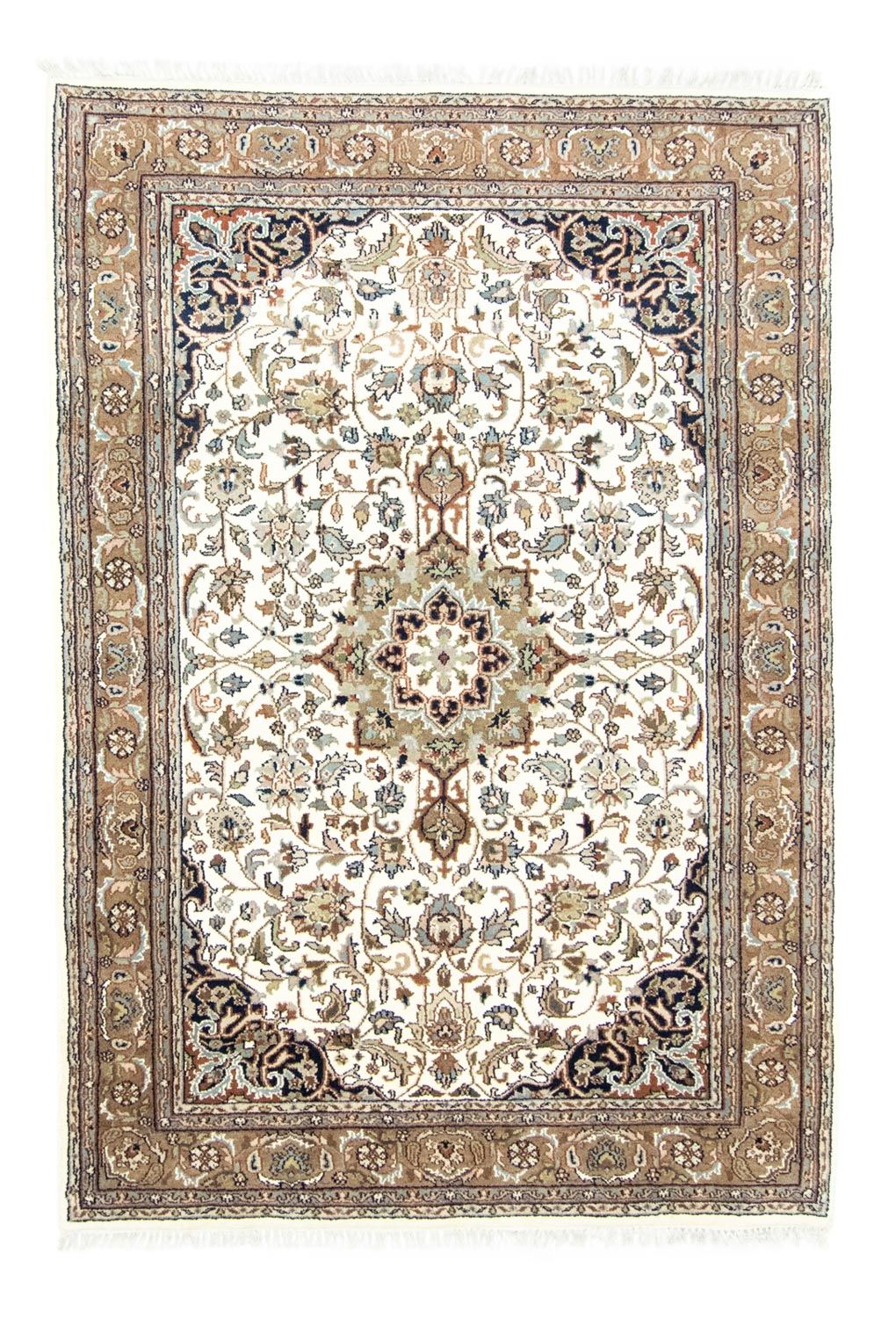 Alfombra persa - Bidjar - 242 x 168 cm - beige