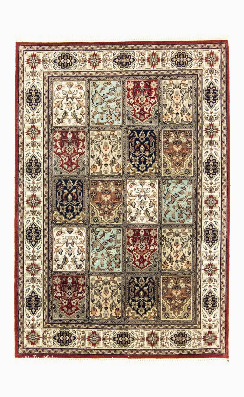 Alfombra persa - Nómada - 203 x 142 cm - multicolor