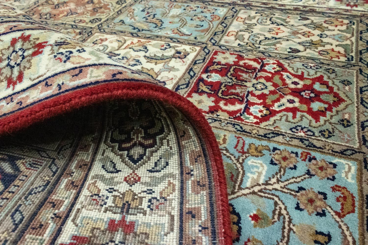 Alfombra persa - Nómada - 199 x 141 cm - multicolor
