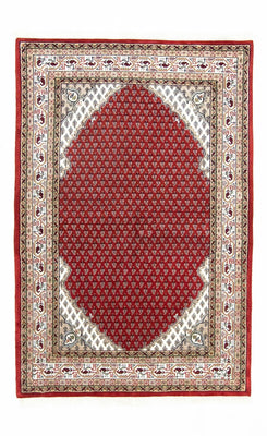 Alfombra persa - Bidjar - 181 x 122 cm - rojo