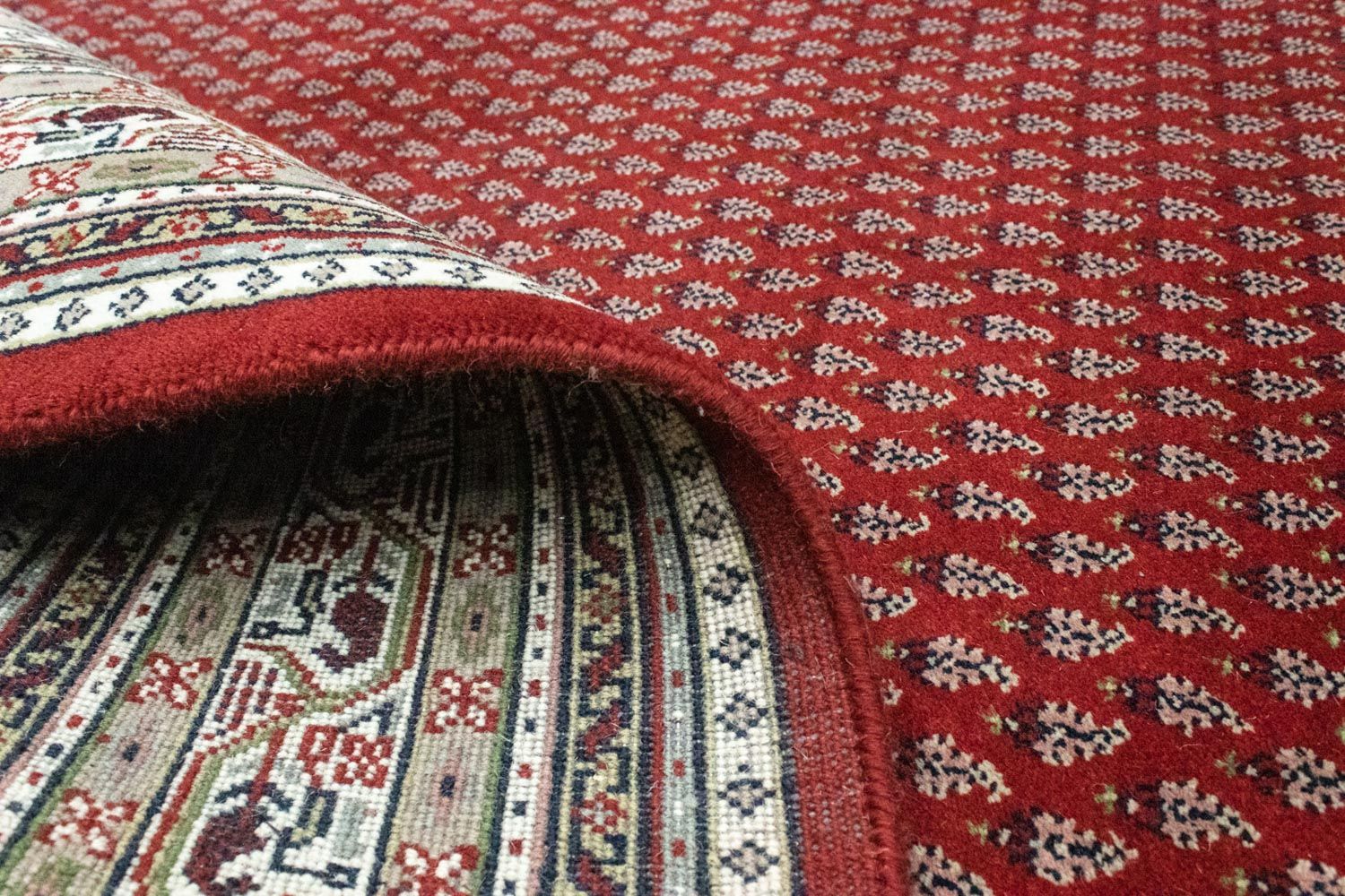 Alfombra persa - Bidjar - 299 x 197 cm - rojo