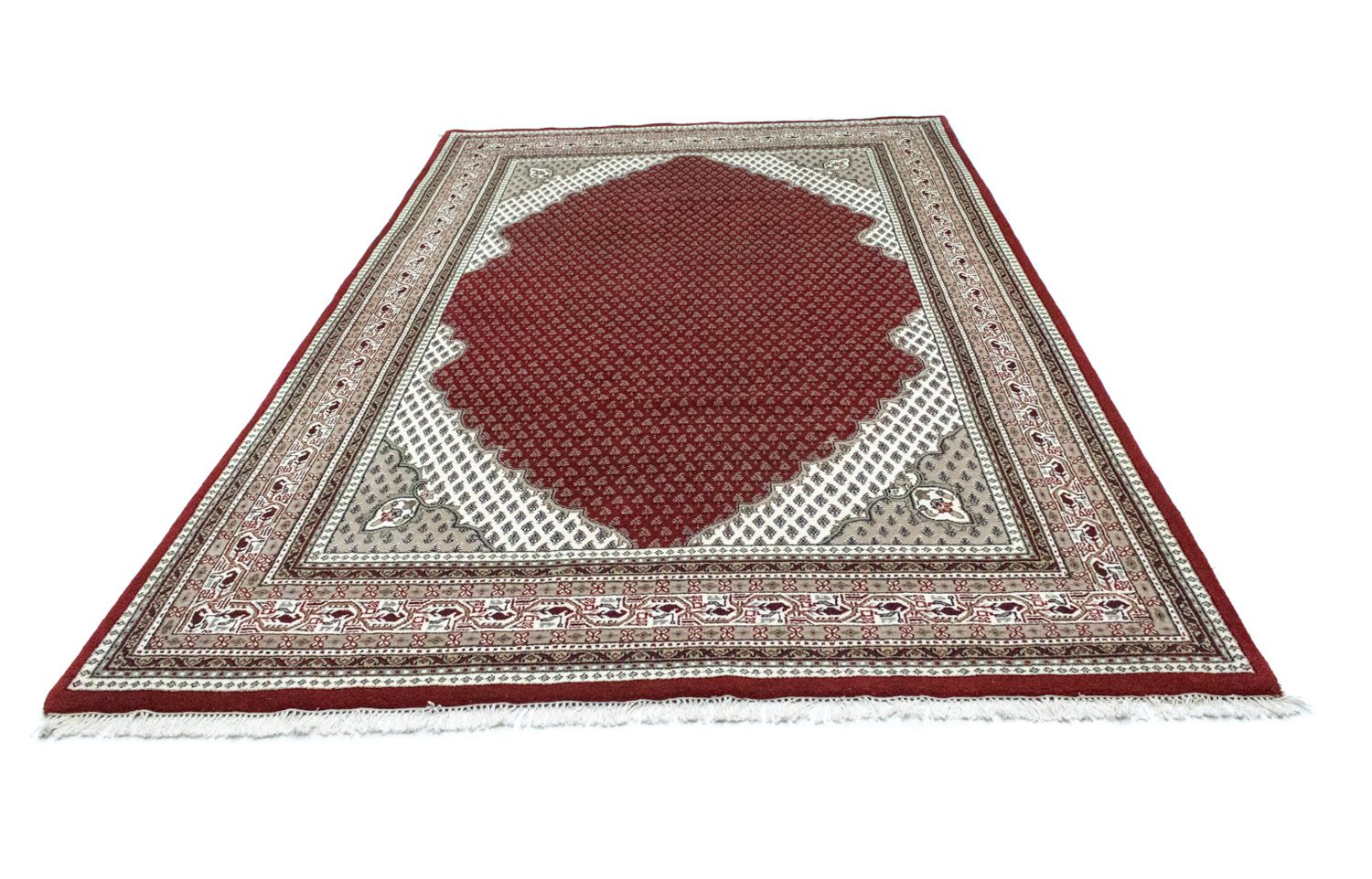 Alfombra persa - Bidjar - 299 x 197 cm - rojo