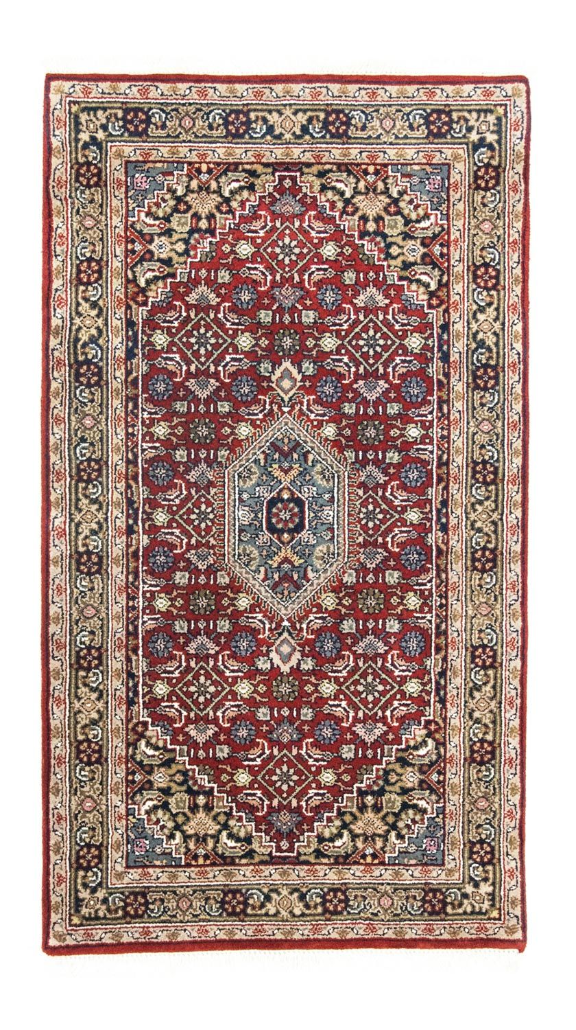 Alfombra persa - Bidjar - 162 x 90 cm - rojo