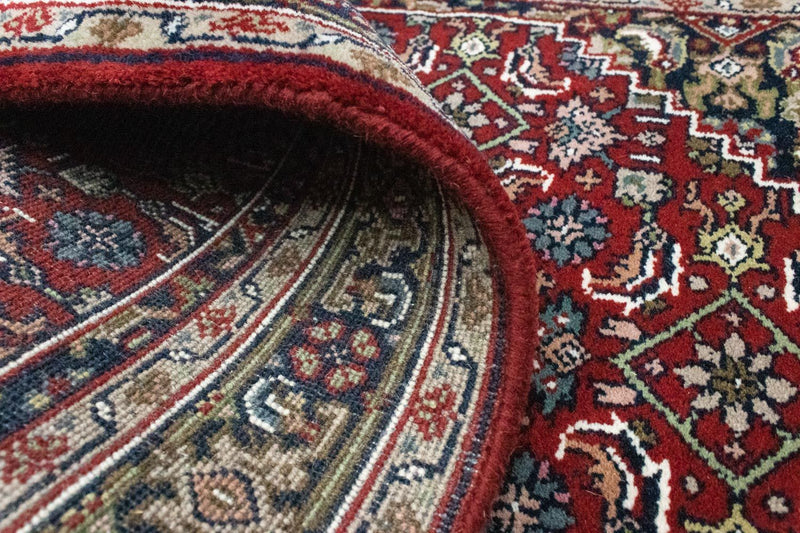 Alfombra persa - Bidjar - 162 x 90 cm - rojo