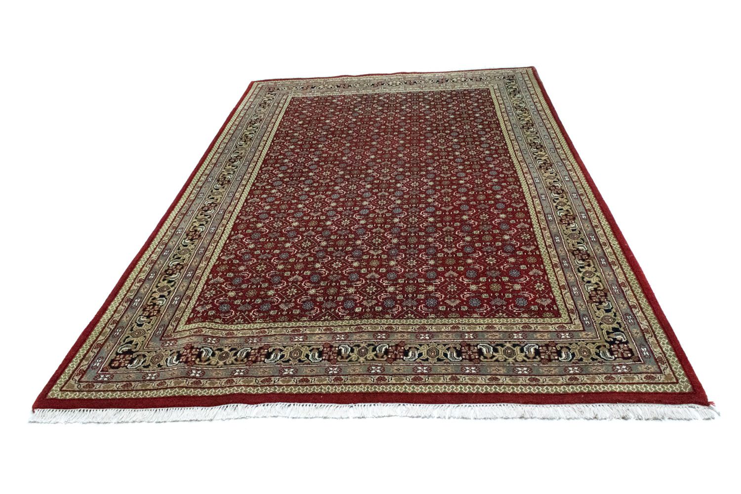 Alfombra persa - Bidjar - 298 x 194 cm - rojo