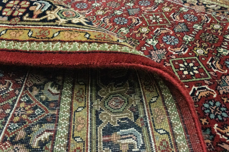 Alfombra persa - Bidjar - 201 x 152 cm - rojo