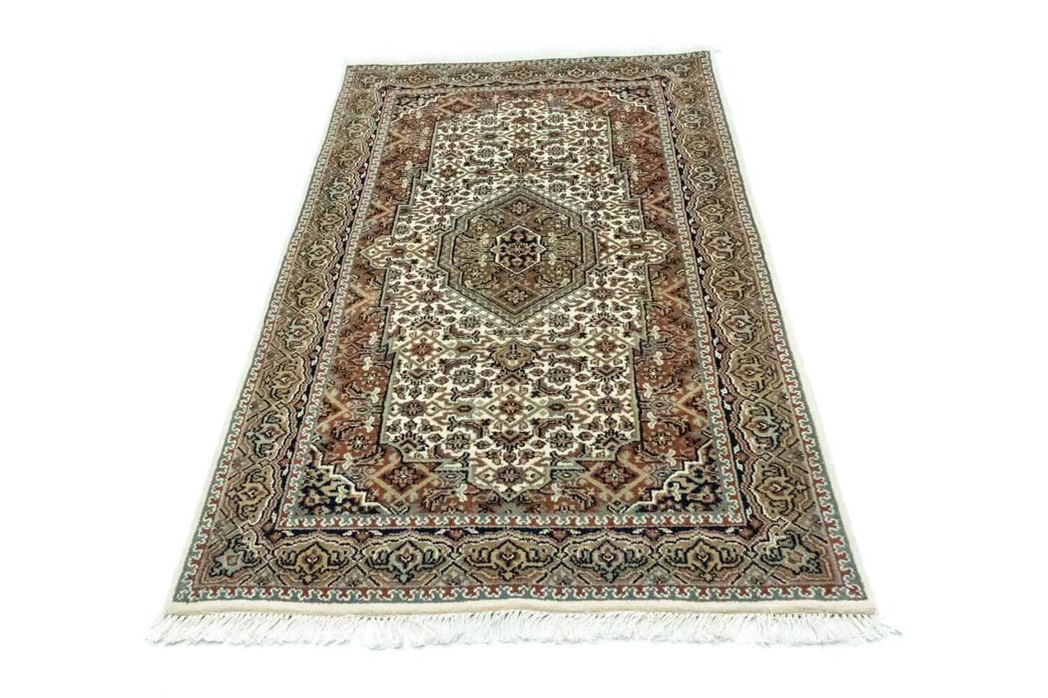 Alfombra persa - Bidjar - 161 x 91 cm - beige