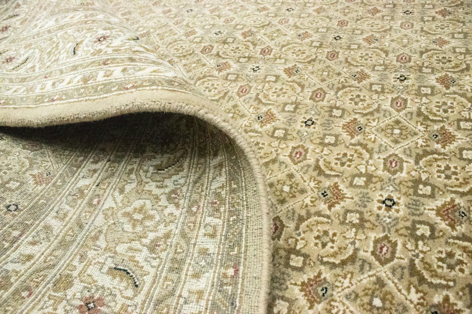 Alfombra persa - Bidjar - 298 x 194 cm - beige