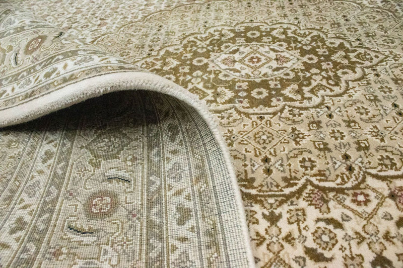 Alfombra persa - Bidjar - 297 x 201 cm - beige