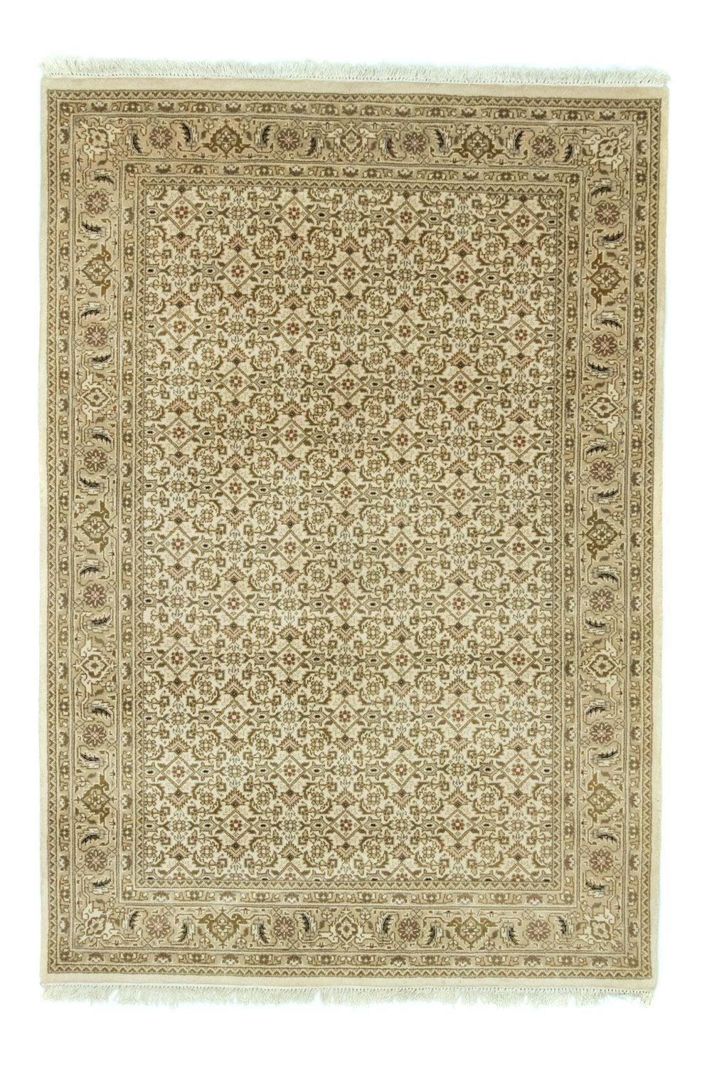 Alfombra persa - Bidjar - 205 x 142 cm - beige