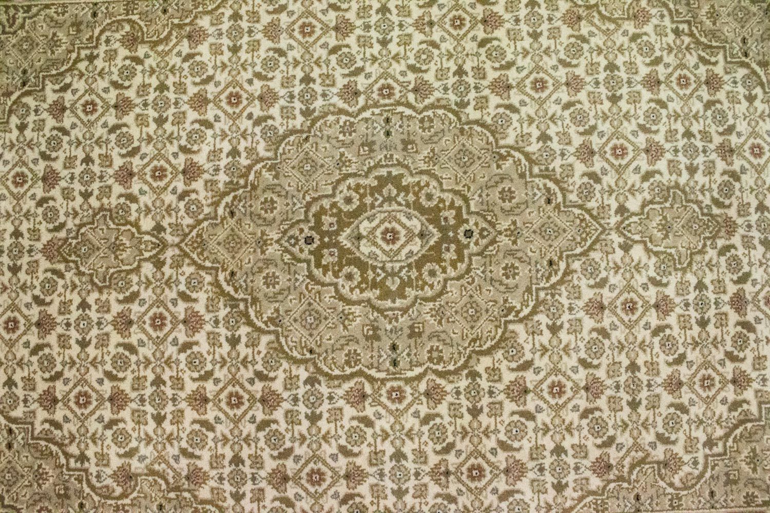Alfombra persa - Bidjar - 182 x 121 cm - beige