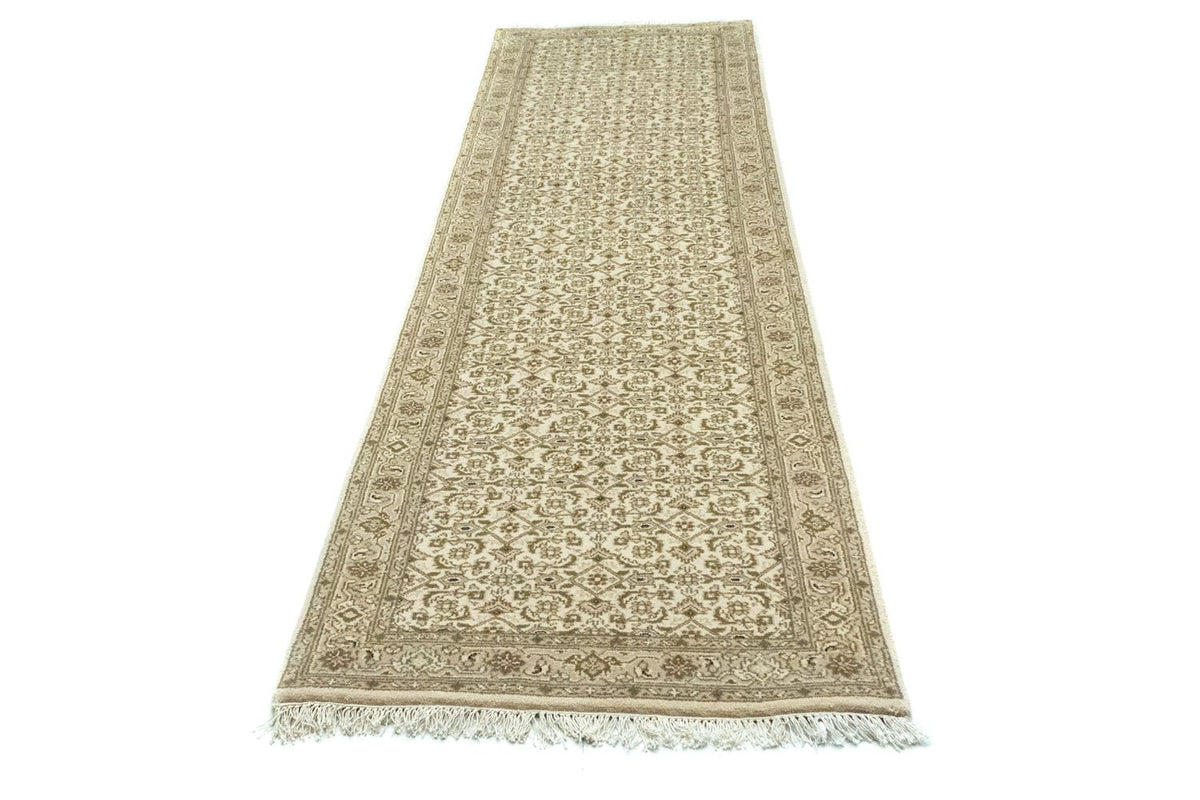 Alfombra de pasillo Alfombra persa - Bidjar - 302 x 81 cm - beige