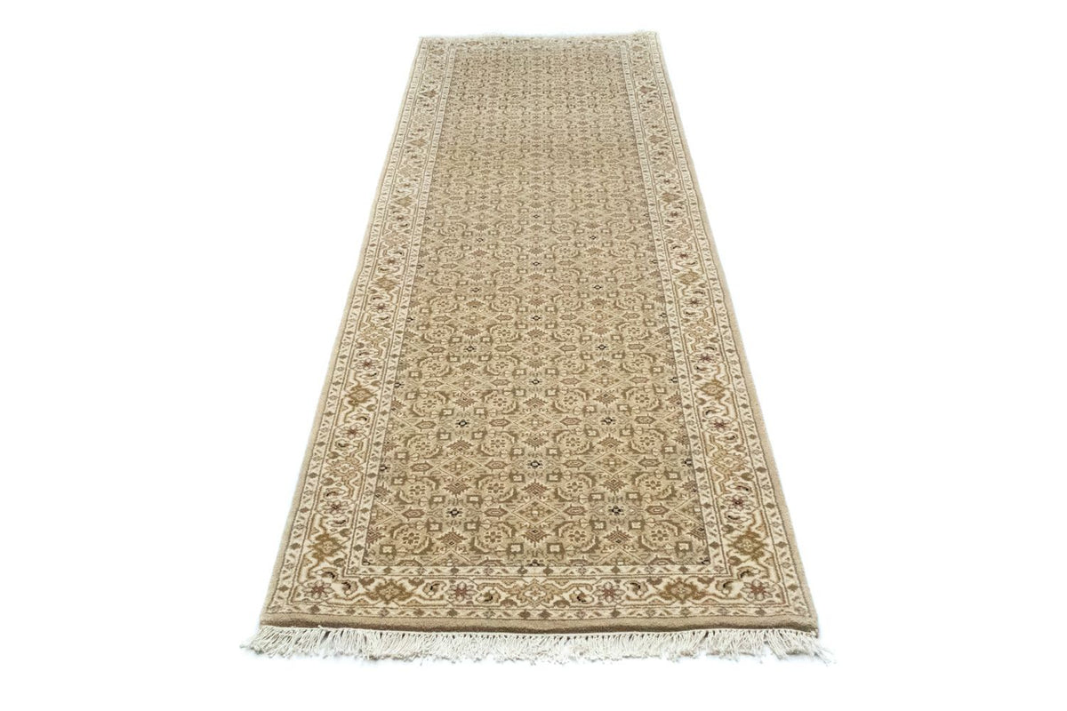 Alfombra de pasillo Alfombra persa - Bidjar - 296 x 80 cm - beige