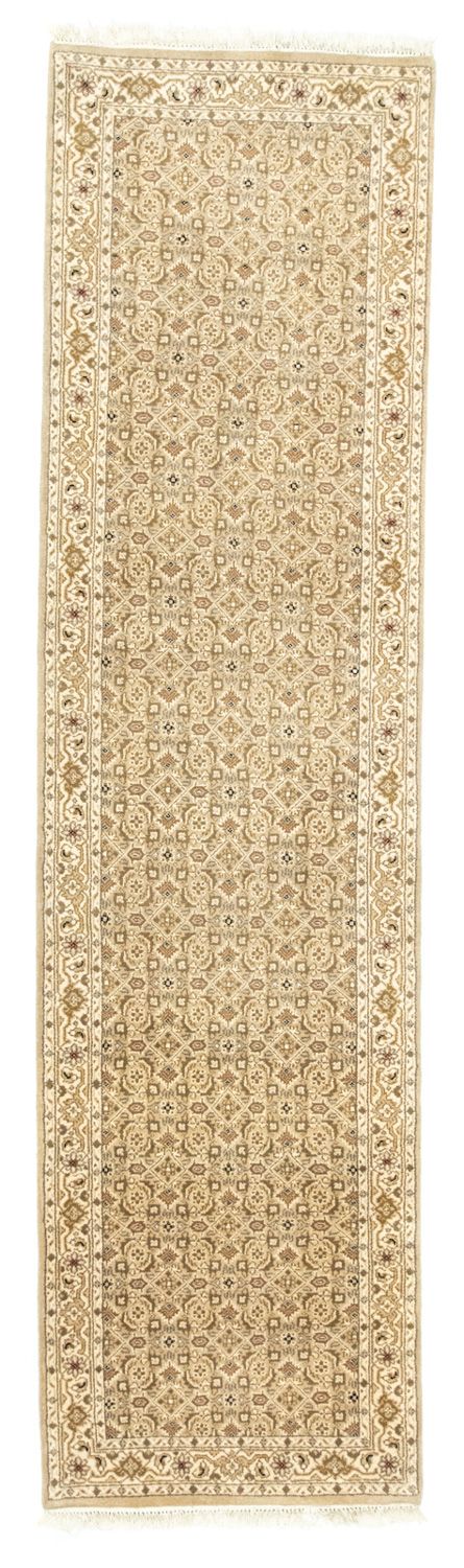 Alfombra de pasillo Alfombra persa - Bidjar - 306 x 82 cm - beige