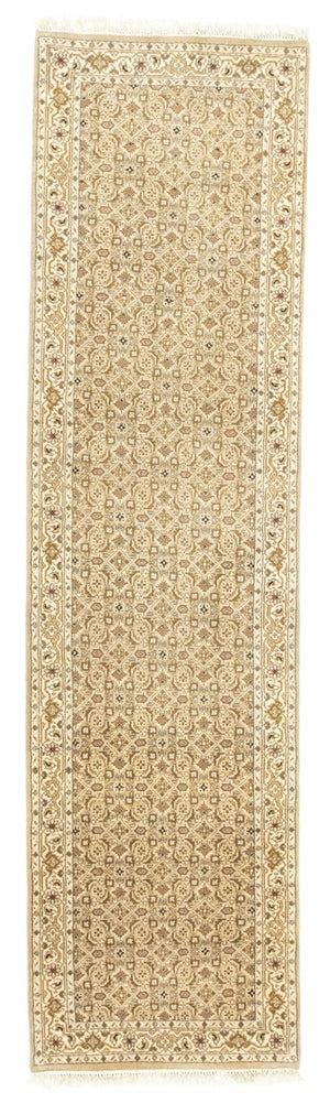 Alfombra de pasillo Alfombra persa - Bidjar - 306 x 82 cm - beige