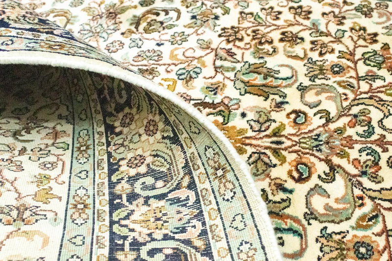 Alfombra de seda - Seda de Cachemira - 150 x 95 cm - beige