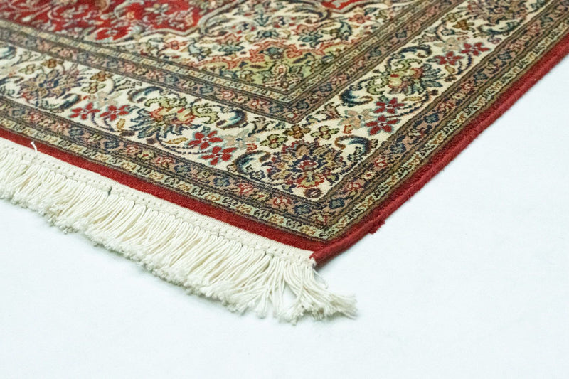 Alfombra de seda - Seda de Cachemira - 159 x 100 cm - rojo
