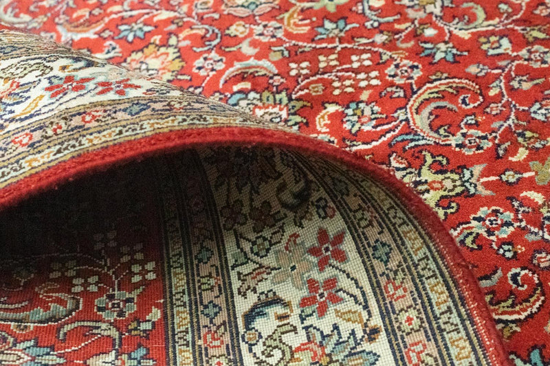 Alfombra de seda - Seda de Cachemira - 159 x 100 cm - rojo