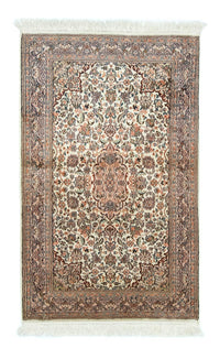 Alfombra de seda - Seda de Cachemira - 124 x 78 cm - beige