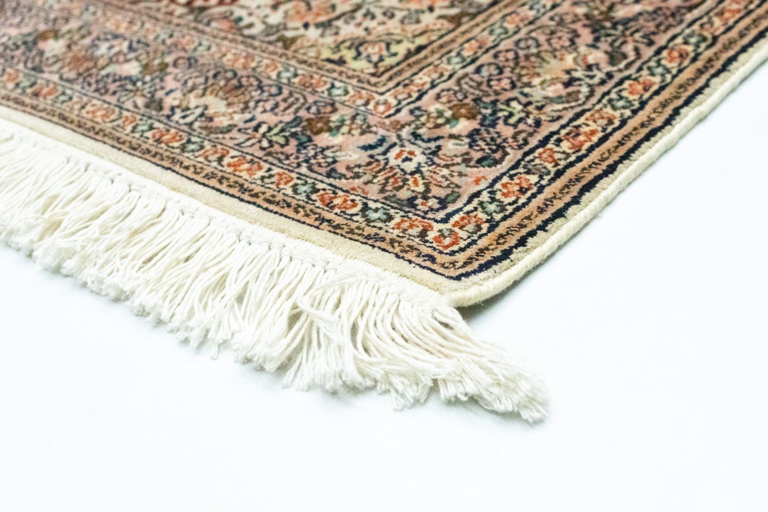 Alfombra de seda - Seda de Cachemira - 124 x 78 cm - beige