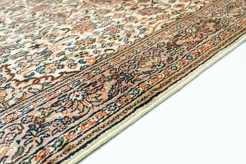 Alfombra de seda - Seda de Cachemira - 124 x 78 cm - beige