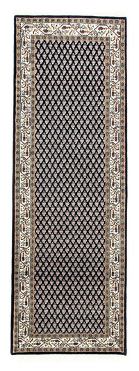 Alfombra de pasillo Alfombra persa - Mir - 244 x 83 cm - azul oscuro