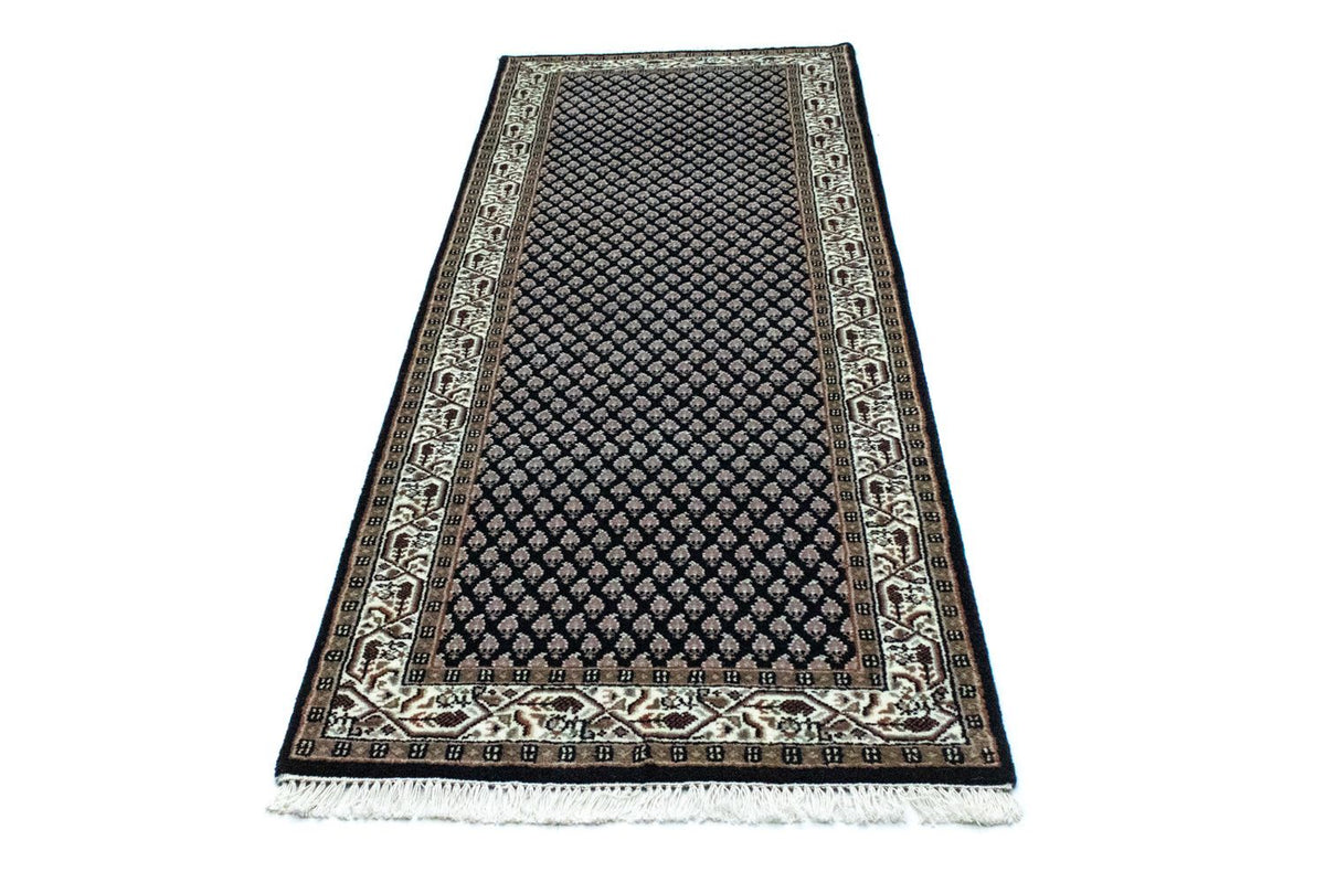 Alfombra de pasillo Alfombra persa - Mir - 244 x 83 cm - azul oscuro