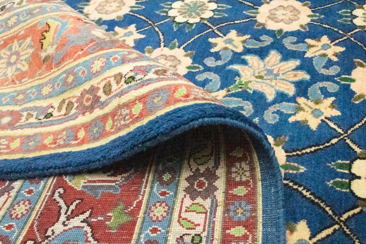 Alfombra persa - Nómada - 300 x 198 cm - azul