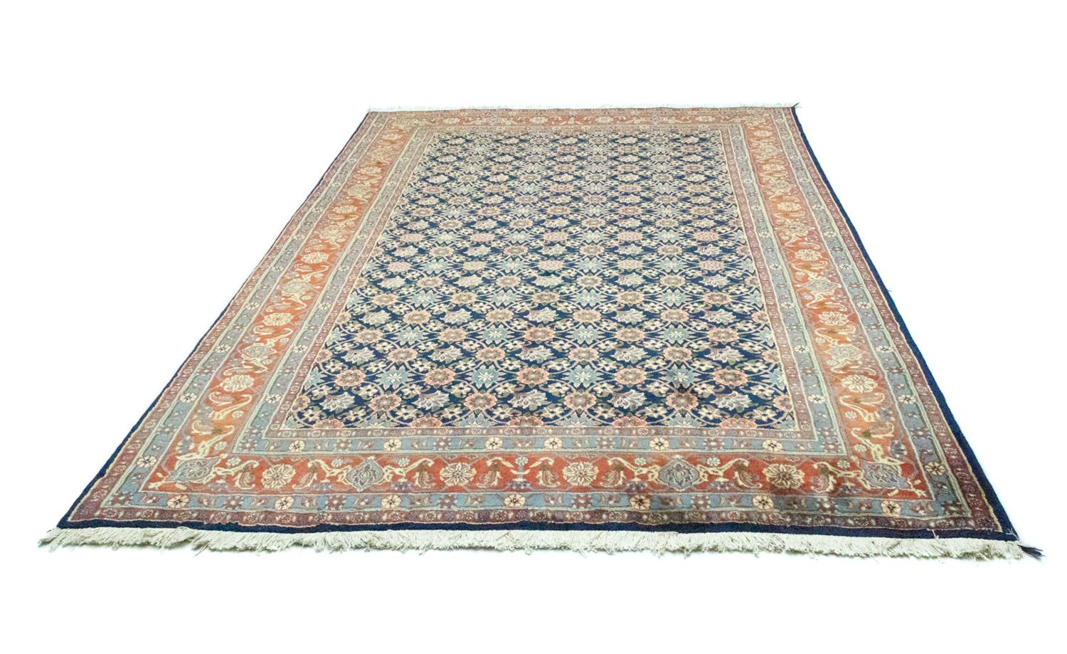 Alfombra persa - Nómada - 287 x 192 cm - azul
