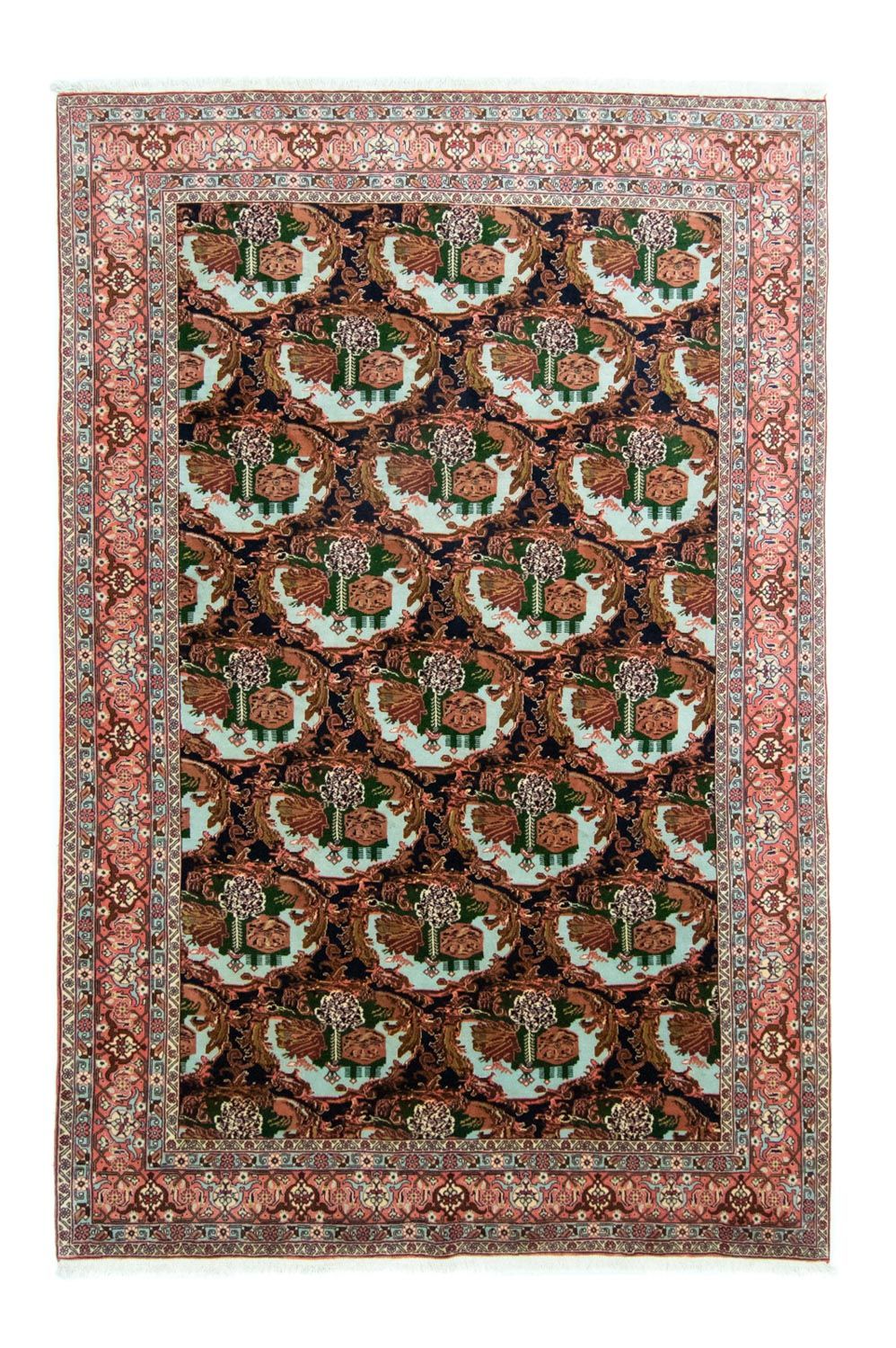 Alfombra persa - Clásica - 296 x 198 cm - multicolor