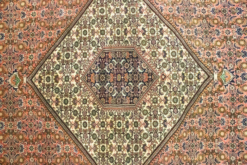Alfombra persa - Bidjar - 310 x 200 cm - rojo