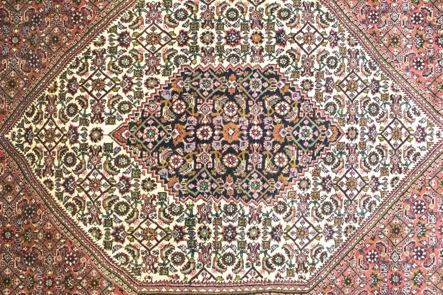 Alfombra persa - Bidjar - 300 x 195 cm - rojo