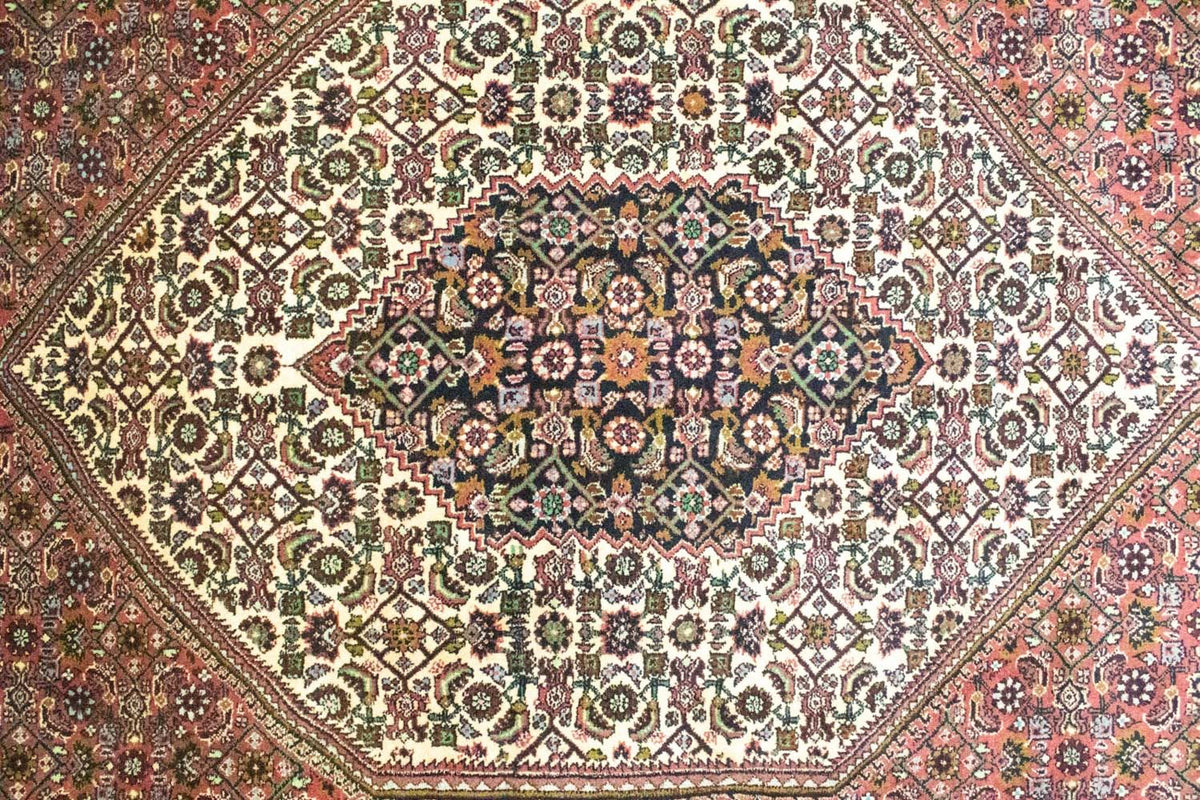 Alfombra persa - Bidjar - 300 x 195 cm - rojo