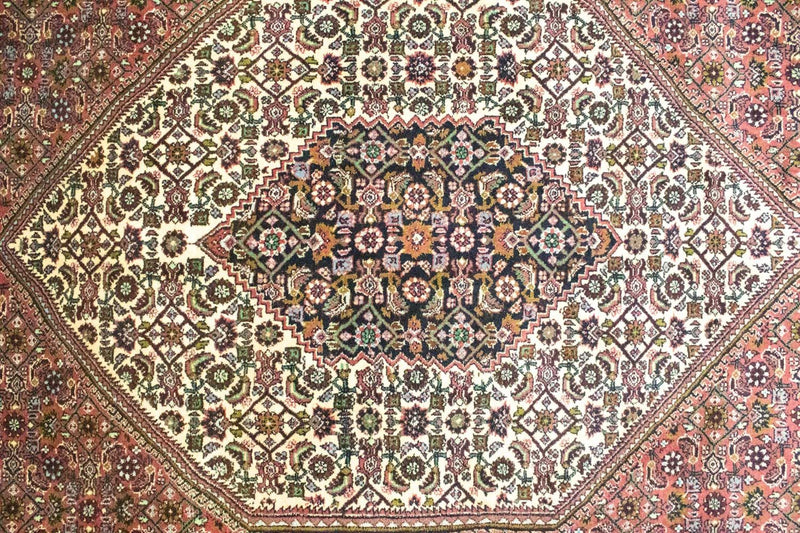 Alfombra persa - Bidjar - 300 x 195 cm - rojo